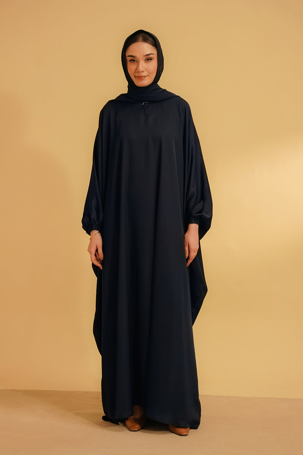 Kaftan Abaya Set | Navy