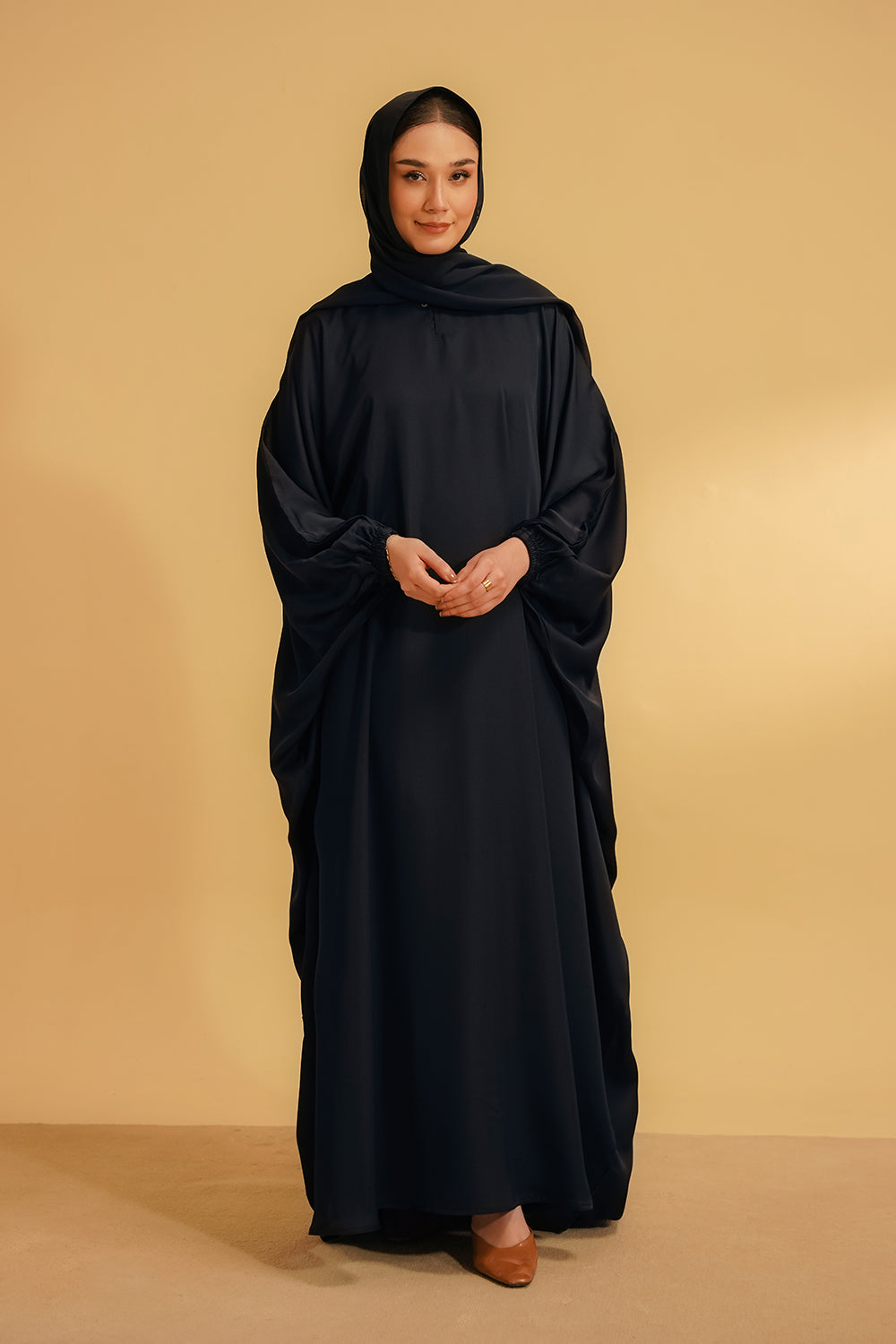 Kaftan Abaya Set | Navy