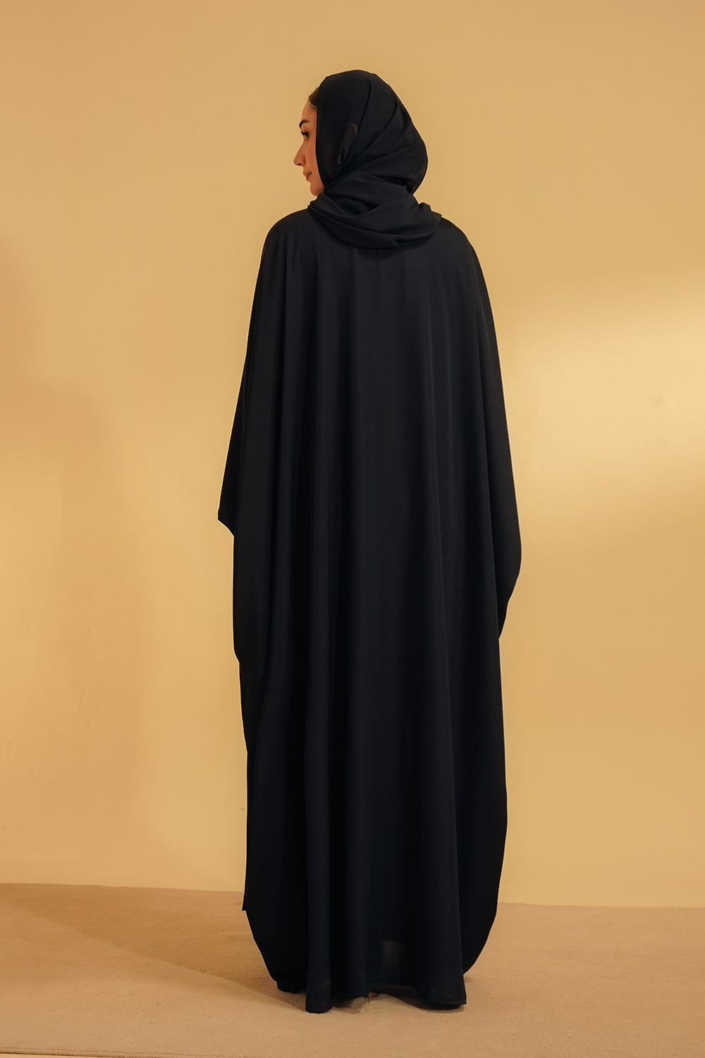 Kaftan Abaya Set | Navy