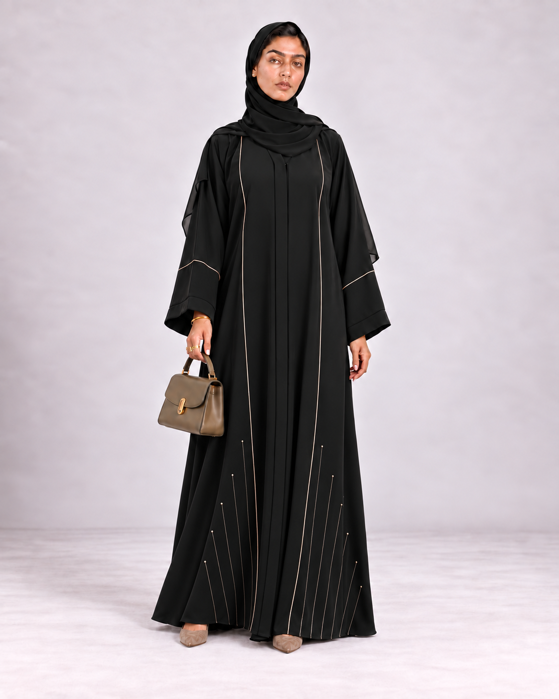 The Amber Trim Abaya