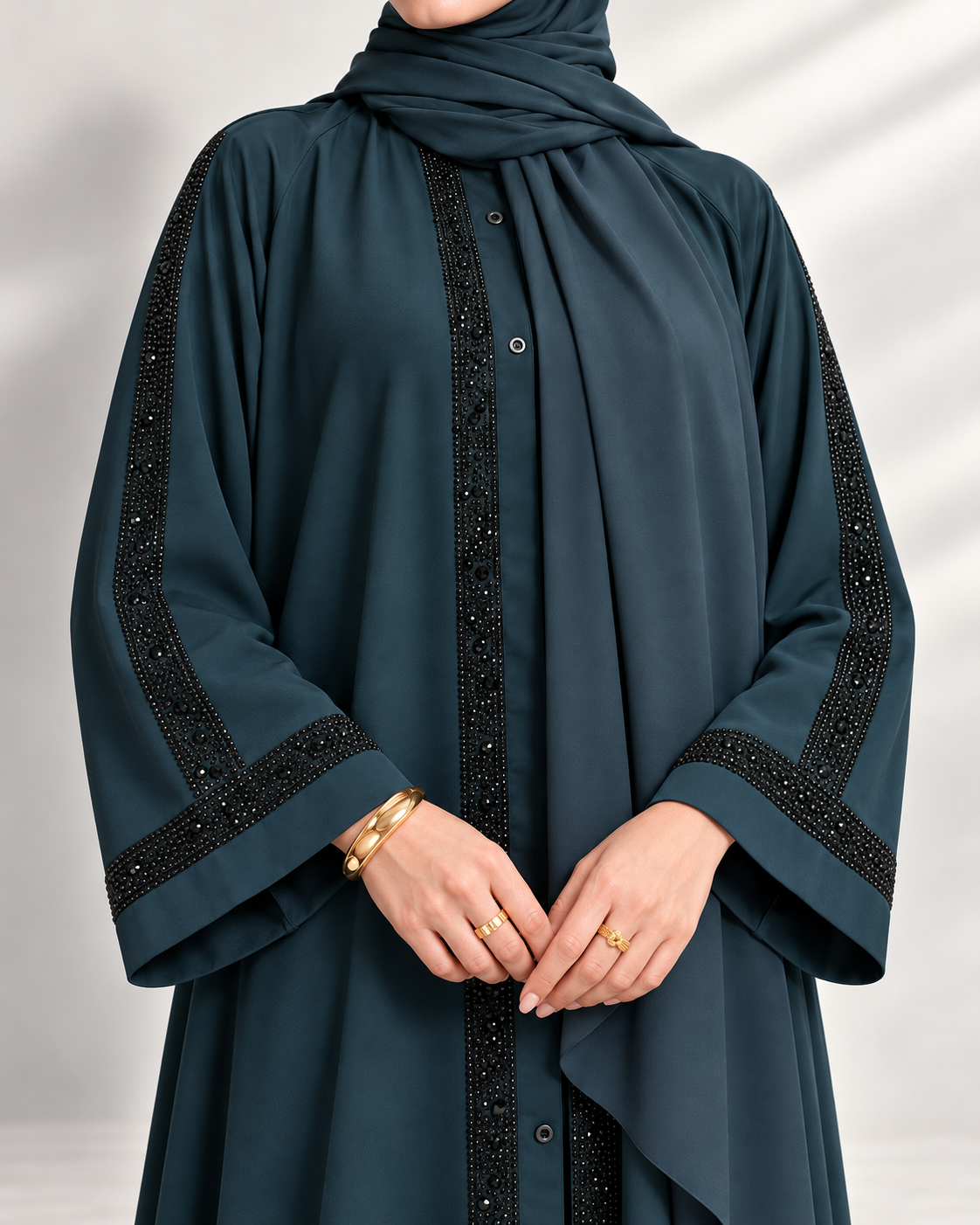 The Dusk Sparkle Abaya