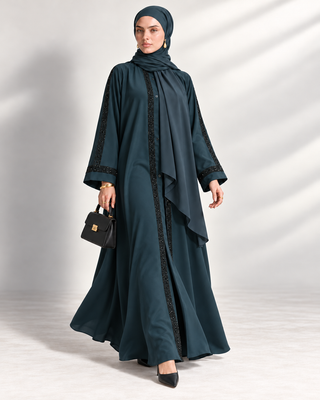 The Dusk Sparkle Abaya