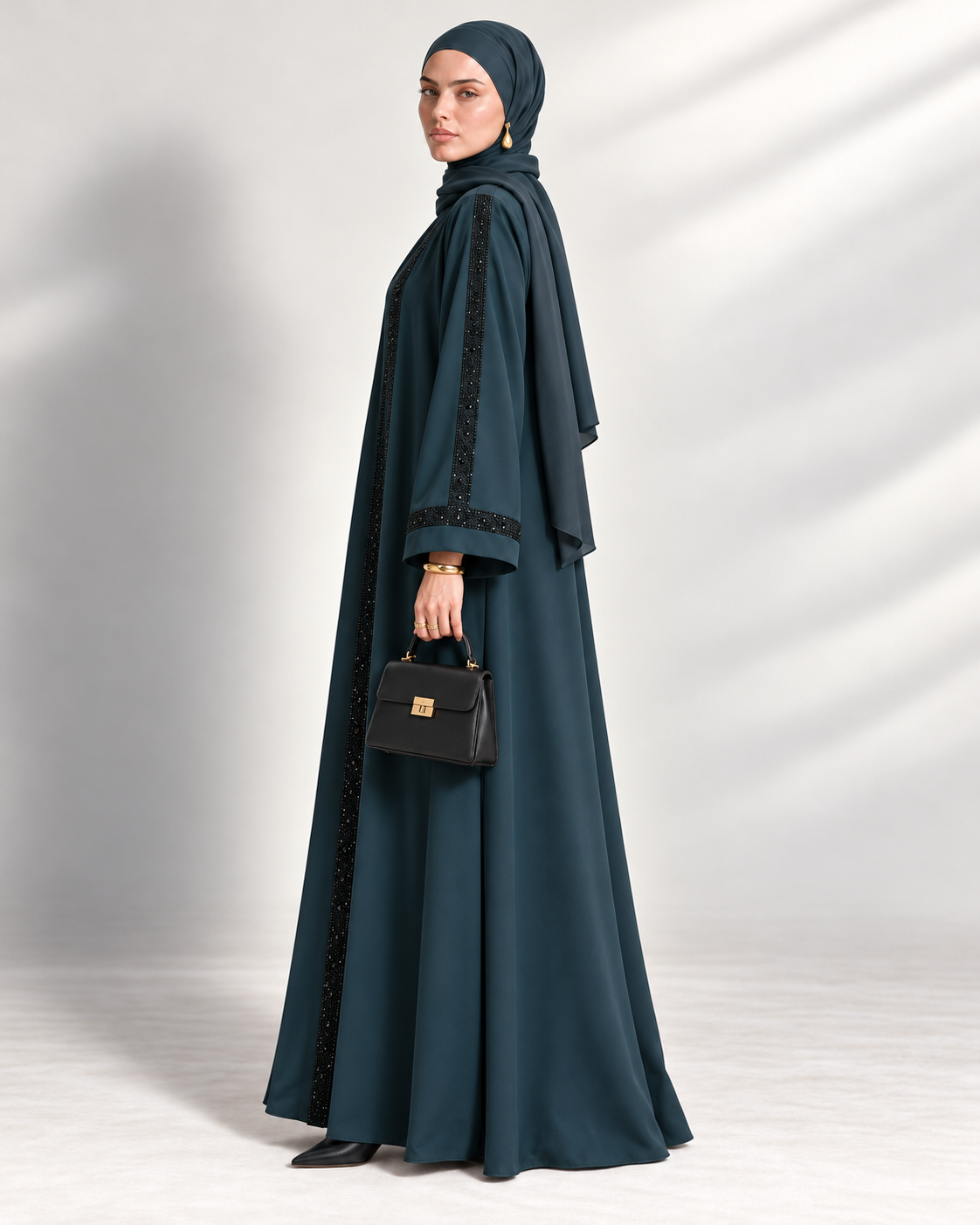 The Dusk Sparkle Abaya
