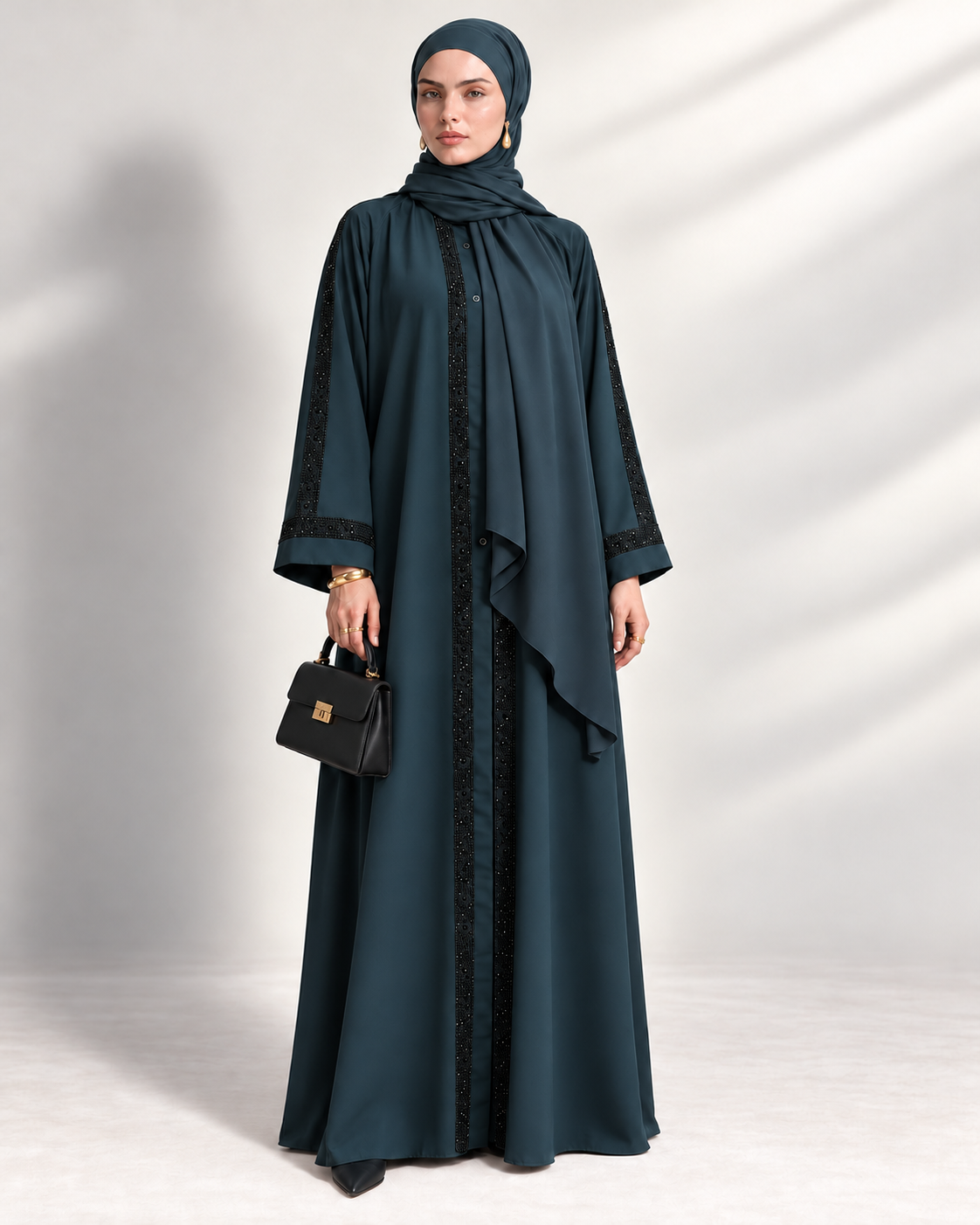 The Dusk Sparkle Abaya