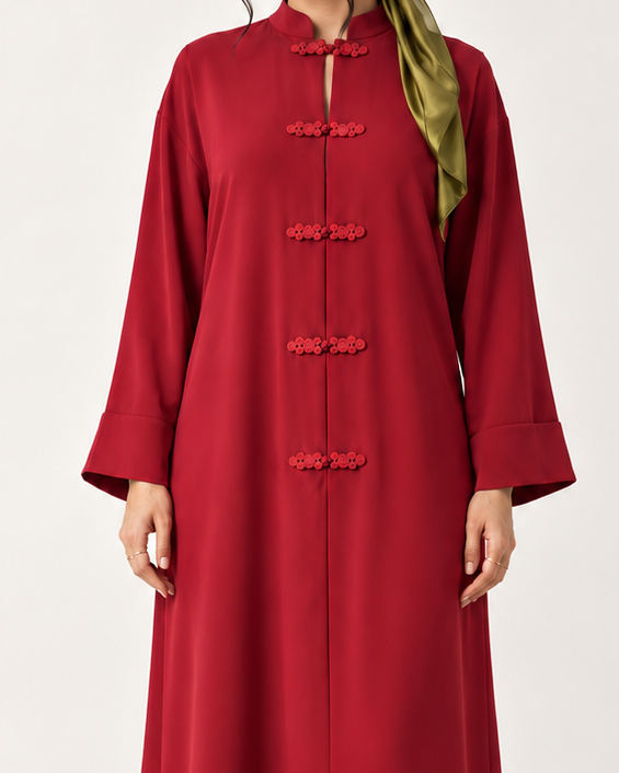 The Mandarin Rose Dress