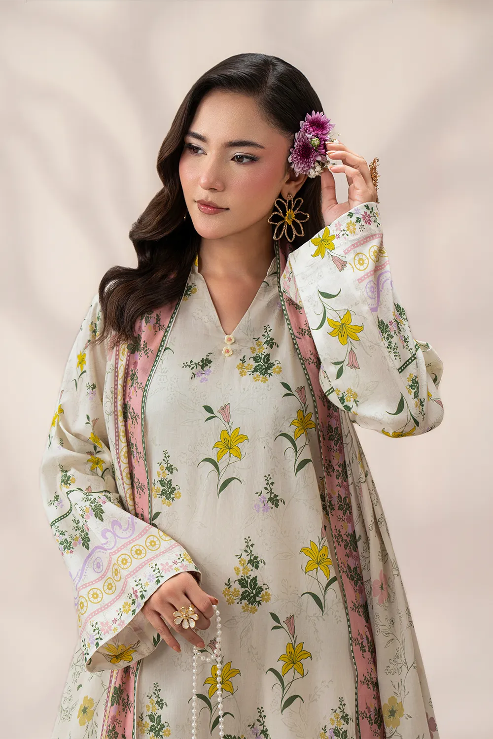 Roselle — Ivory Wildflower 3-Piece Set