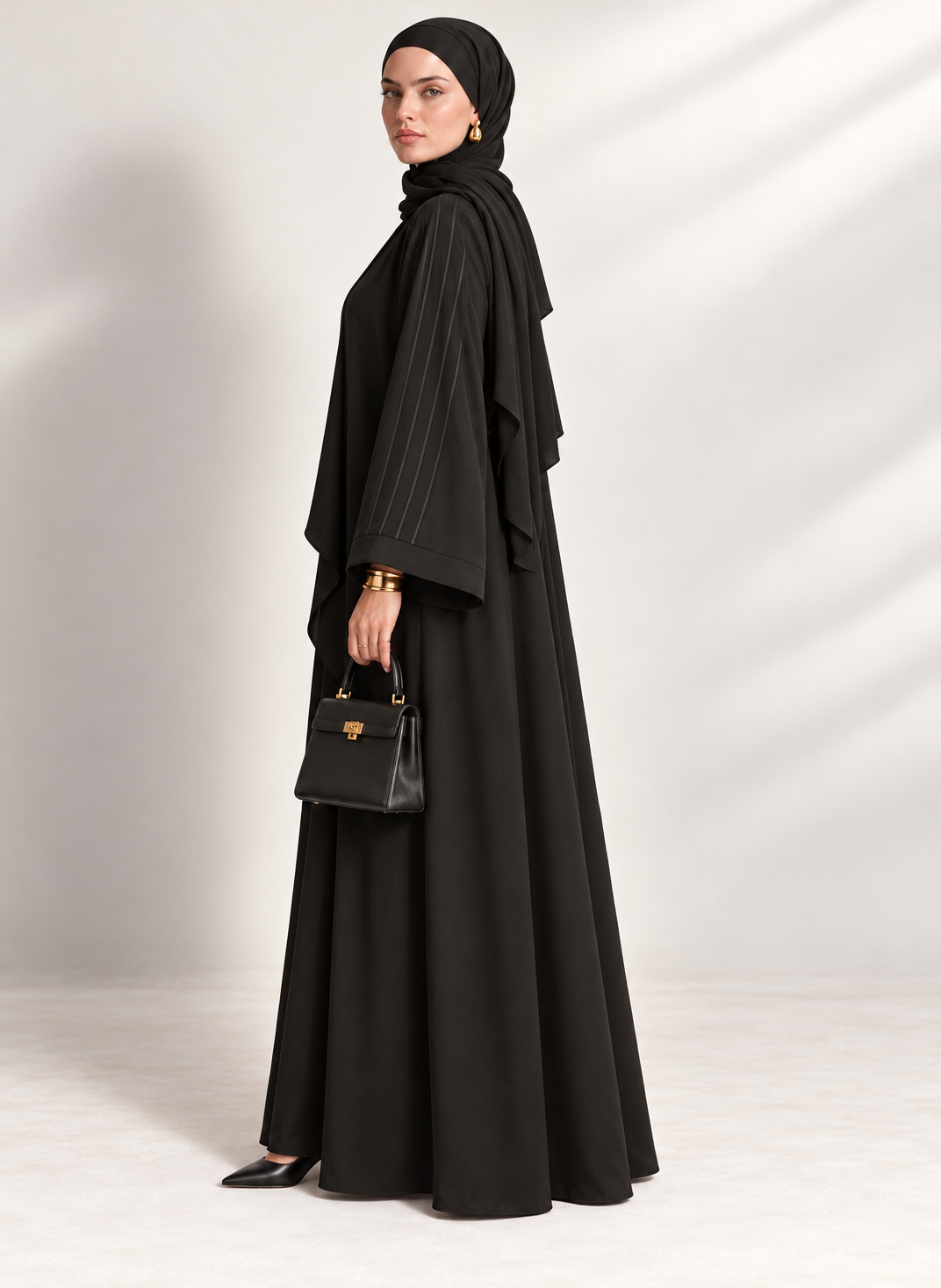The Black Halo Abaya