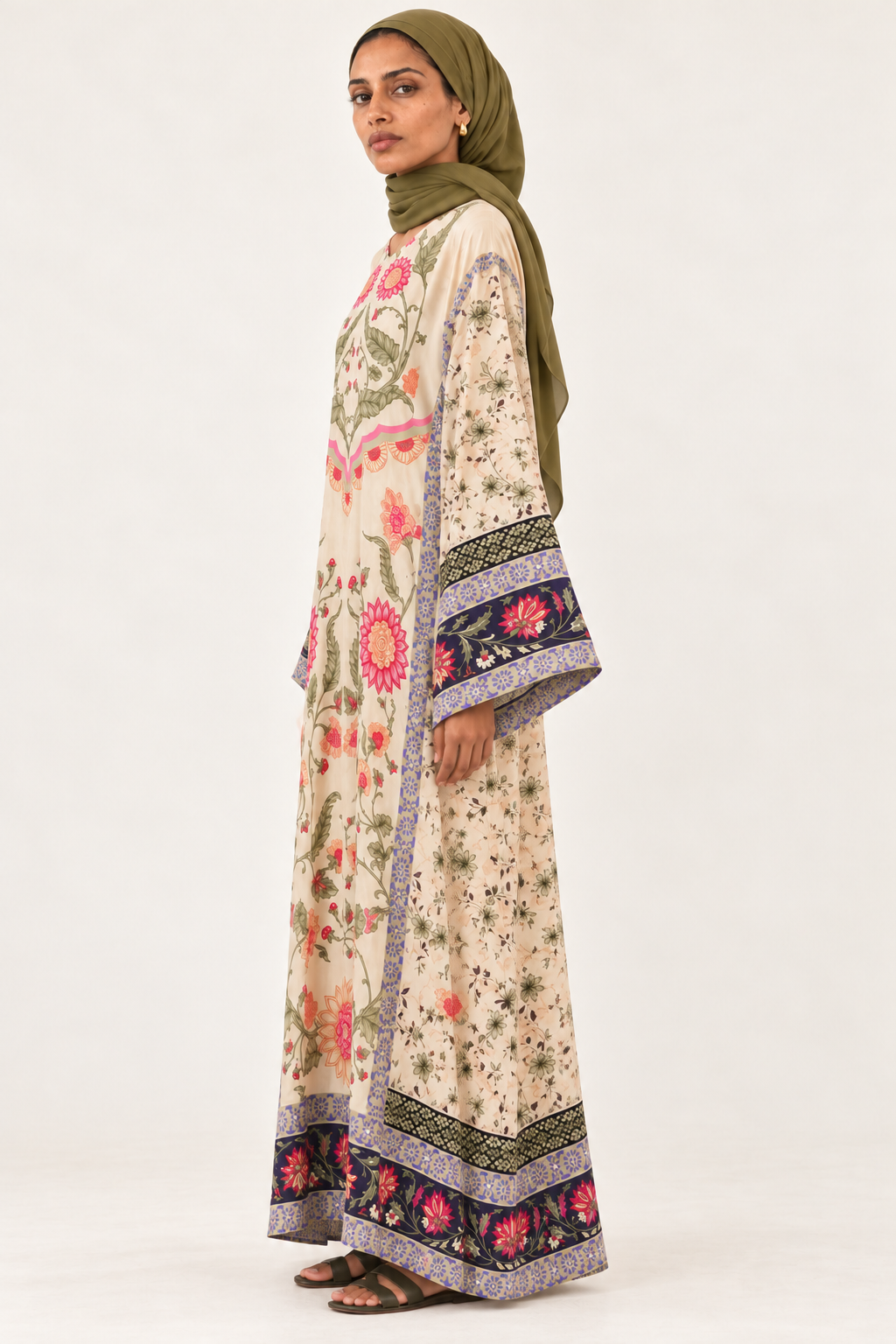 Ivory Floral Dress