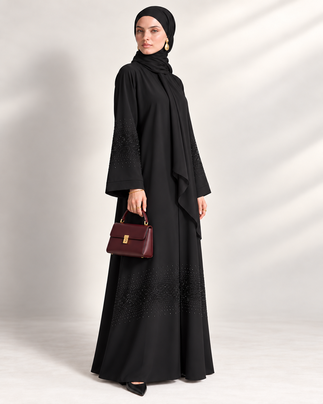 The Onyx Stardust Abaya