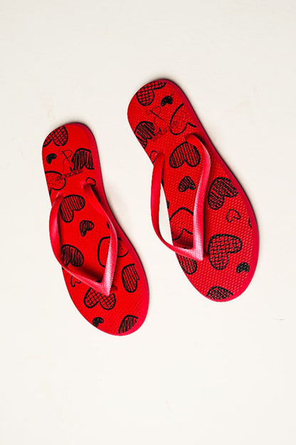 Women Printed Flip Flops