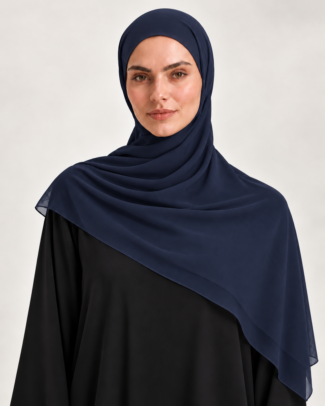 MIDNIGHT CHIFFON SCARF