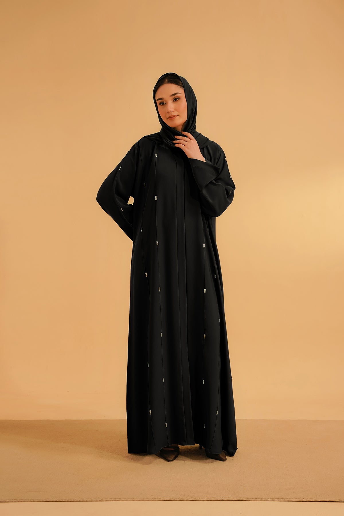 Embellished Abaya | Black