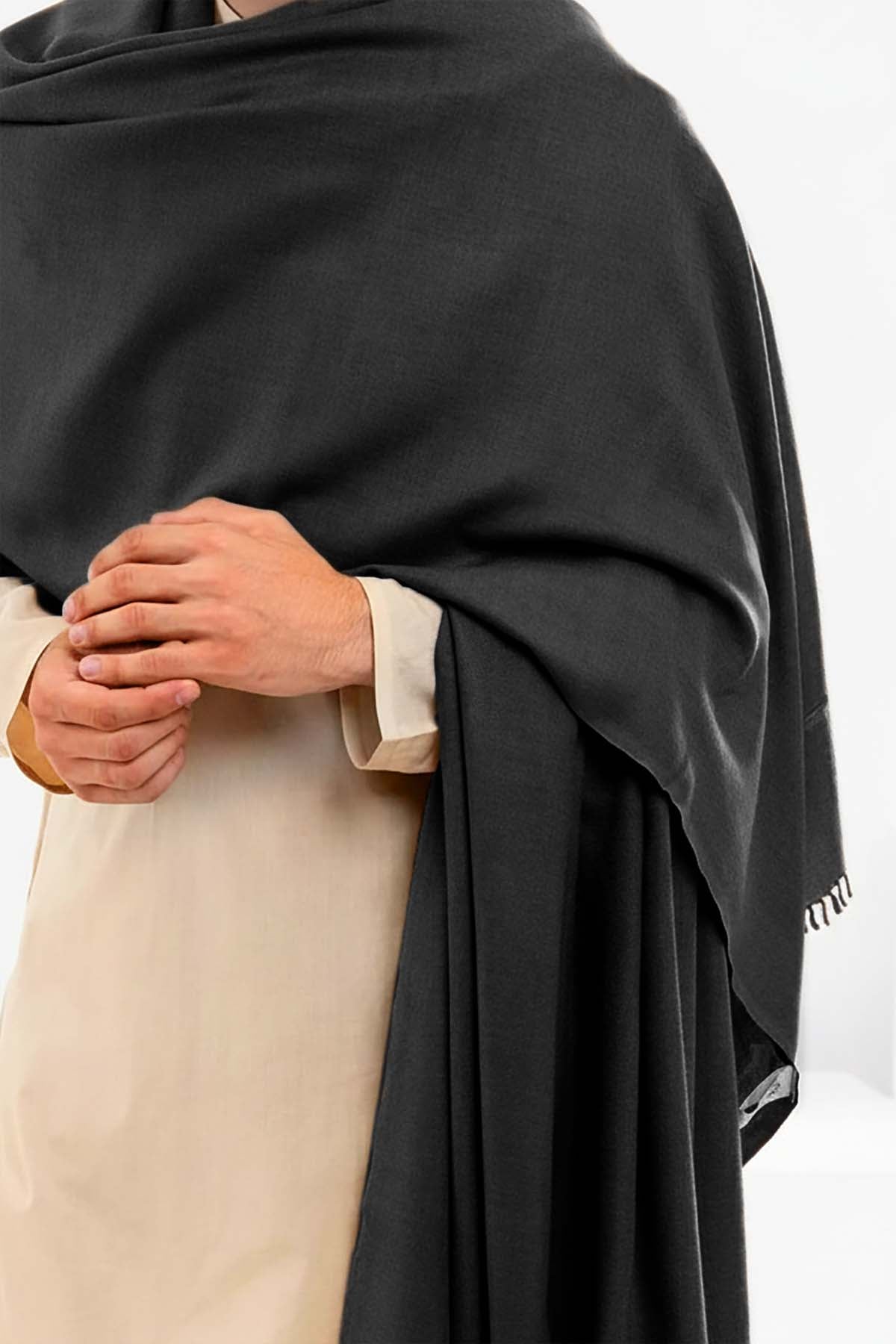 Men Shawl | Black