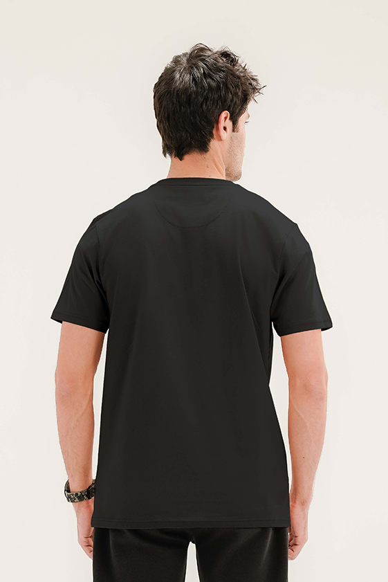 Men - Basic Black T-Shirt