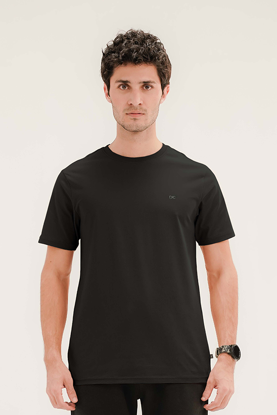 Men - Basic Black T-Shirt