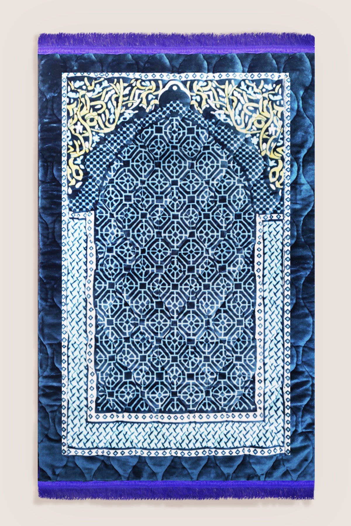 Prayer Mat Graceful Hues | Blue | Cushioned