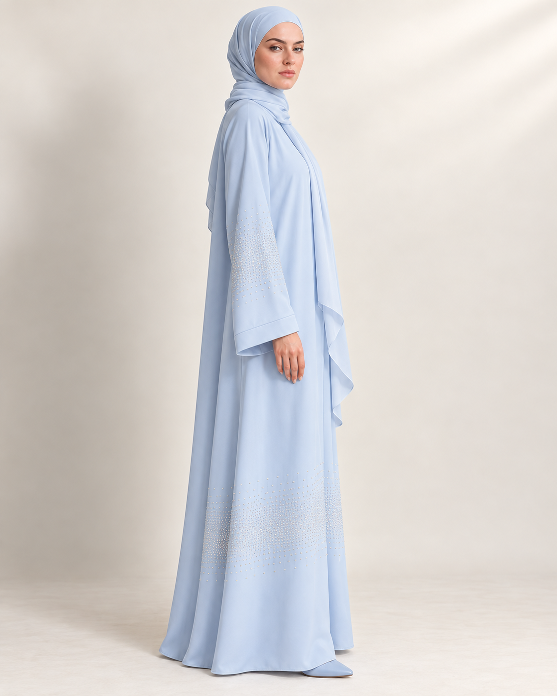 The Powder Blue Abaya