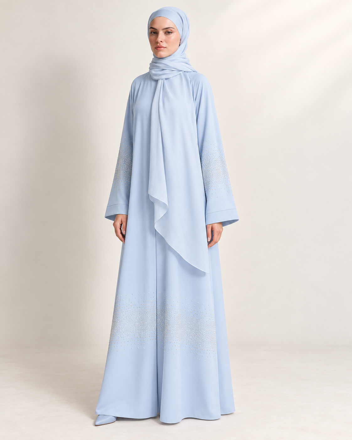 The Powder Blue Abaya