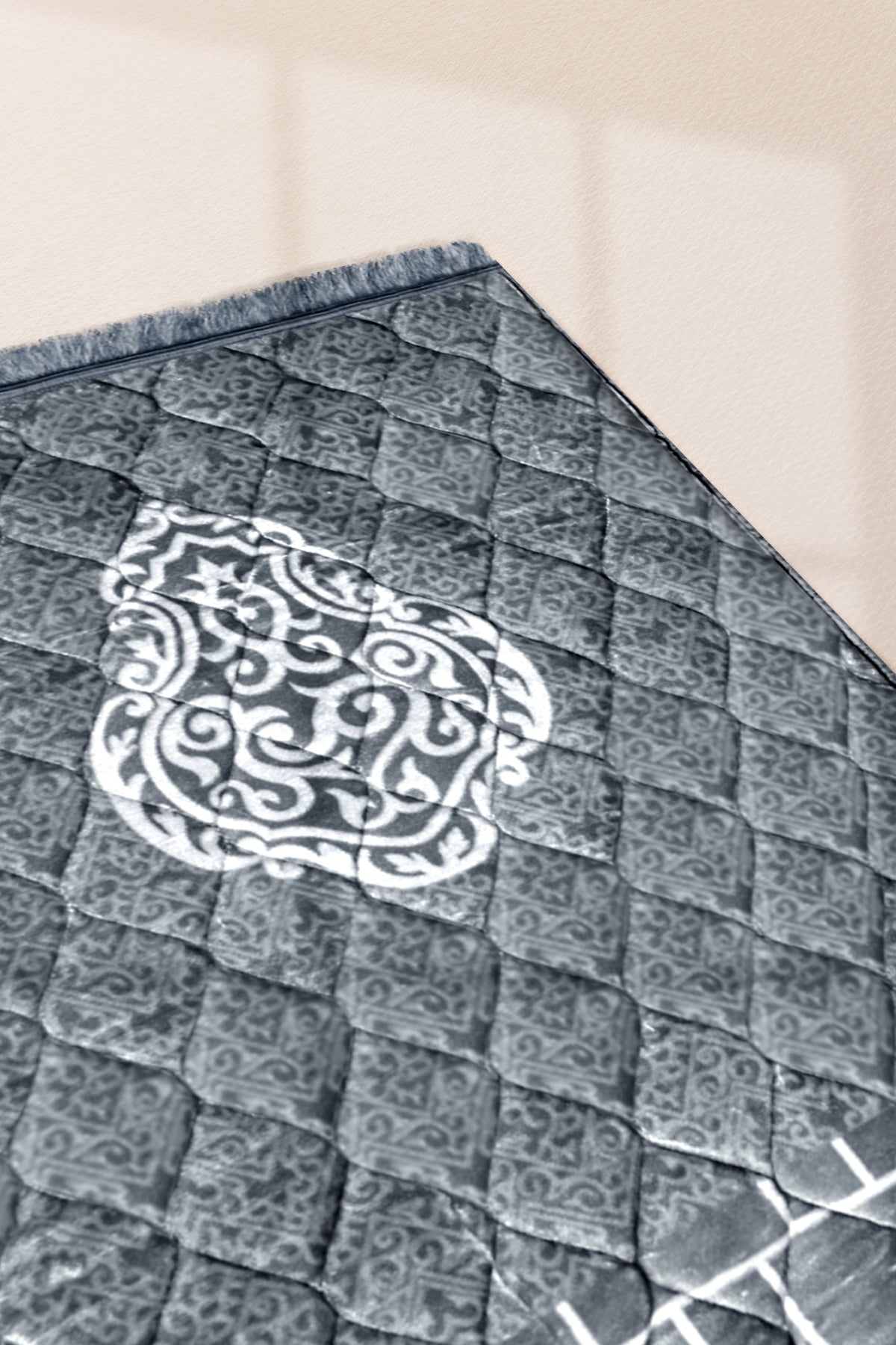 Prayer Mat Timeless Grace | Light Grey | Cushioned