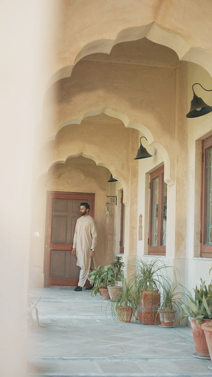 SHALWAR KAMEEZ FOR MEN | TAUPE BROWN