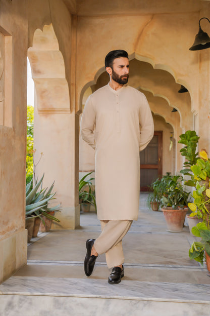 SHALWAR KAMEEZ FOR MEN | TAUPE BROWN