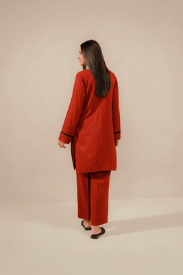 EMBROIDERED CO-ORD | RUBY