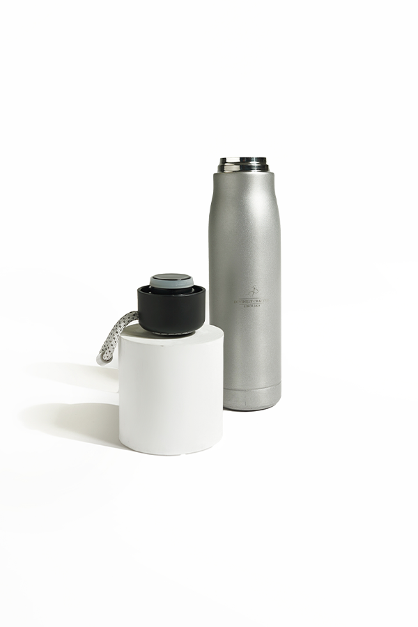Silver Water Bottle