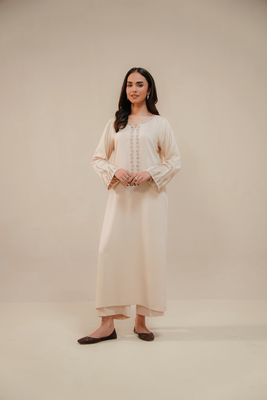 EMBROIDERED CO-ORD | IVORY WHISPER