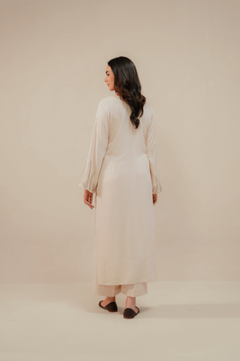 EMBROIDERED CO-ORD | IVORY WHISPER