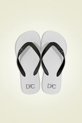 Men Flip Flops | White