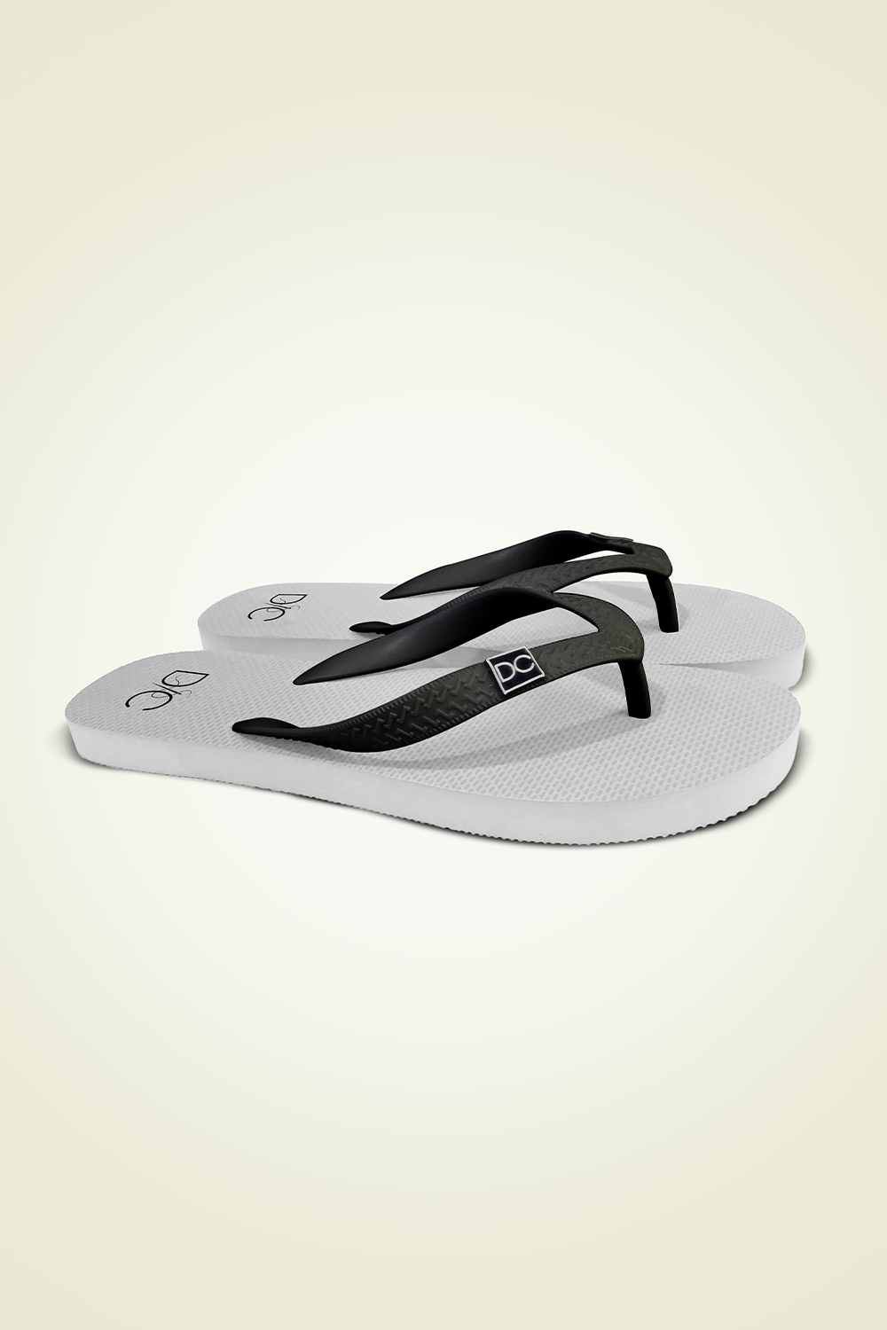 Men Flip Flops | White